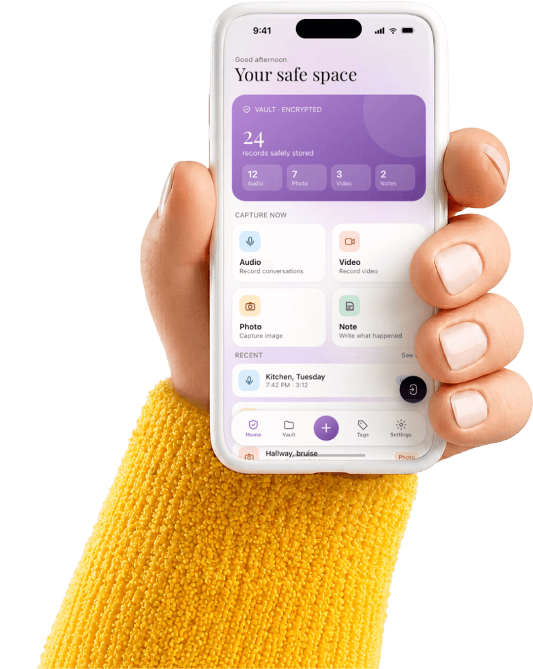 Themis app on phone